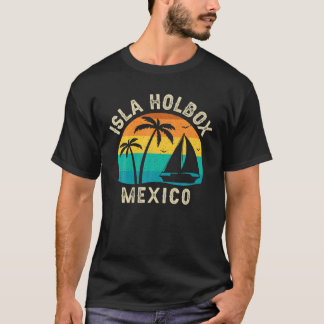 Vintag Isla Holbox Mexico Sunset - Matching Famile T-Shirt