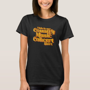 Vintag ist das mein Country Music Concert Funny Re T-Shirt