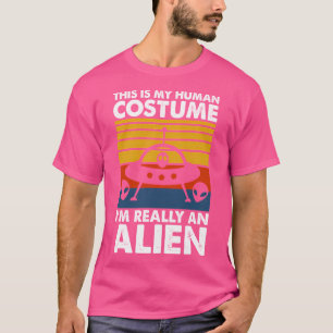 Vintag ist das mein menschliches Kostüm im wahrste T-Shirt