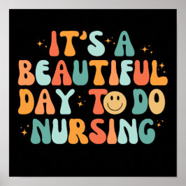 Vintag ist es ein schöner Tag zu ernähren Poster