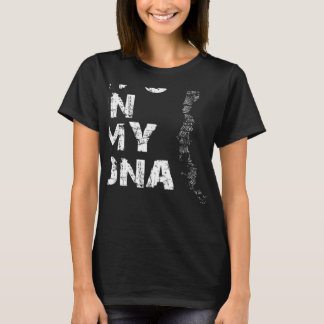 Vintag ist es in meinem DNA Chile Map Fingerprint T-Shirt