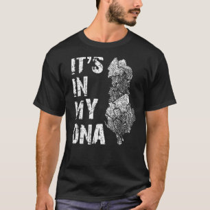 Vintag ist es in meiner DNA Albanien Karte Thumbpr T-Shirt