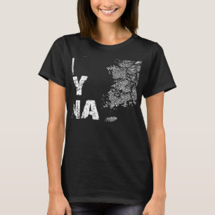 Vintag ist es in meiner DNA Südkorea Kontur Karte T-Shirt