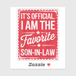 Vintag ist es Offiziell, dass ich der Lieblingssch Aufkleber