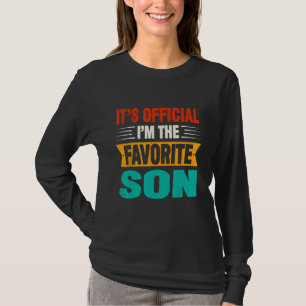 Vintag ist es Offiziell, dass ich der Lieblingssöh T-Shirt