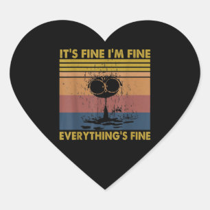 Vintag ist seine feine im Fine Everything Fine Fun Herz-Aufkleber