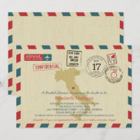 Vintag Italien Luftpost | Hochzeitsstift