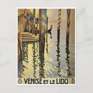 Vintag Italien Reiseplakat Postkarte