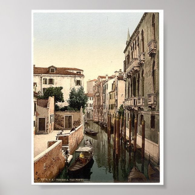 Vintag Italien Venedig Poster (Vorne)