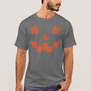 Vintag JackOLantern Gesichtskürbis Eyelashes T-Shirt