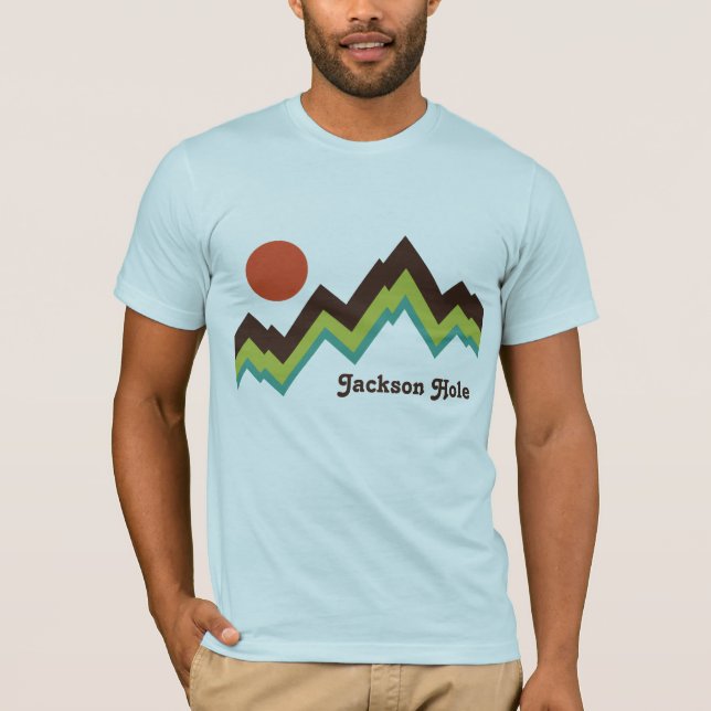 Vintag Jackson Hole T-Shirt (Vorderseite)