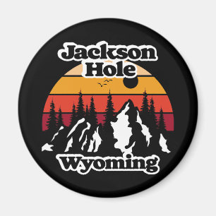 Vintag Jackson Hole Wyoming Magnet