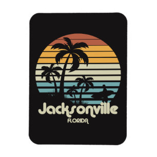 Vintag Jacksonville Florida Magnet