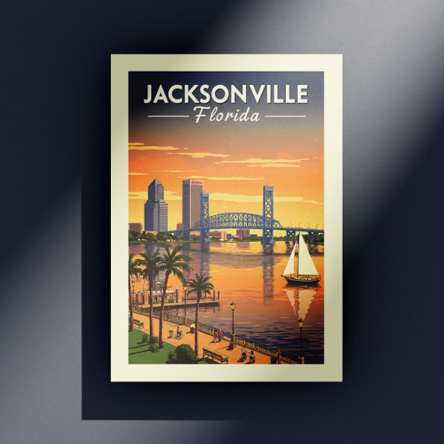 Vintag Jacksonville Florida Postkarte (Von Creator hochgeladen)