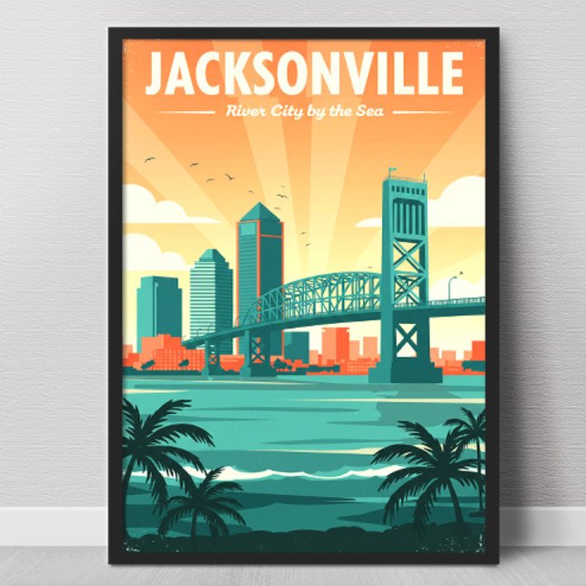 Vintag Jacksonville Poster (Von Creator hochgeladen)