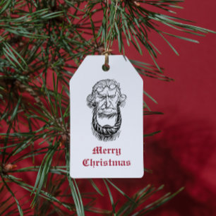 Vintag Jacob Marley Dickens A Christmas Carol Geschenkanhänger