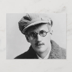 Vintag James Joyce Portrait Postkarte