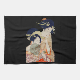 VINTAG JAPANESE ART  GESCHIRRTUCH