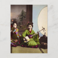 Vintag Japanisch Geisha Musical Entertainment