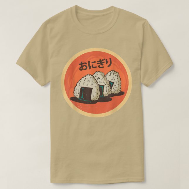 Vintag Japanisch Sushi Japan Anime T-Shirt (Design vorne)