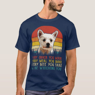 Vintag jeden Snack, den Sie machen jedes Essen, da T-Shirt
