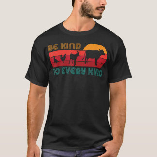 Vintag, jeder Art Vegane Vegetarier zu sein T-Shirt