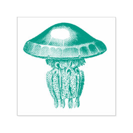 VINTAG JELLY FISH RUBBER BRIEFMARKE PERMASTEMPEL