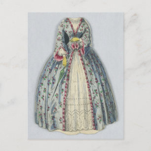Vintag Jenny Lind Paper Doll Postkarte
