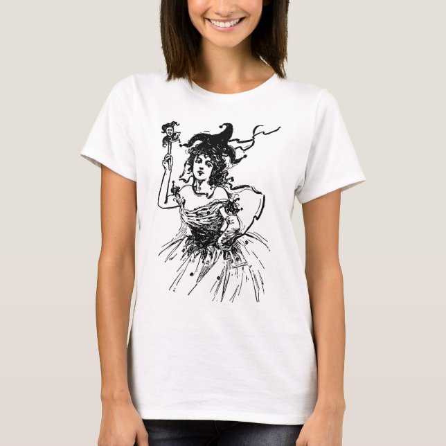 Vintag Jester Lady T-Shirt (Vorderseite)