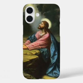 Vintag Jesus Christus beten, Garten von Gethsemane iPhone 16 Plus Hülle