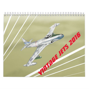 Vintag Jets-Kalender 2016 Kalender