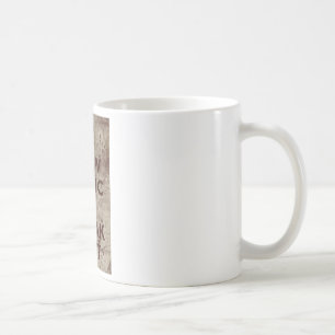 Vintag jetzt versetzen Sie in Panik u. flippen Sie Tasse