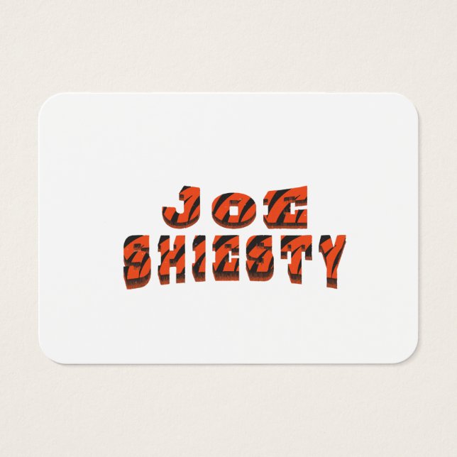 Vintag Joe Shiesty - Cincinnati Football (Vorderseite)