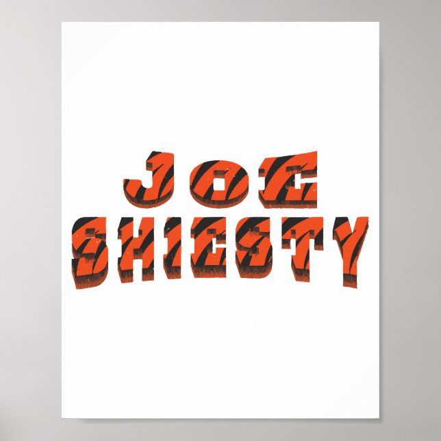Vintag Joe Shiesty - Cincinnati Football Poster (Vorne)