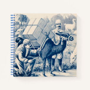 Vintag John Robinson Circus Poster Notizbuch