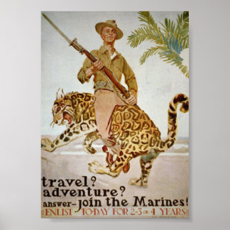 Vintag Join the Marines Poster