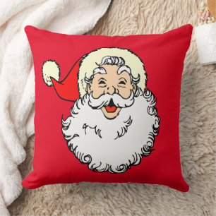 Vintag Jolly Santa Claus Weihnachtsbaumkissen Kissen