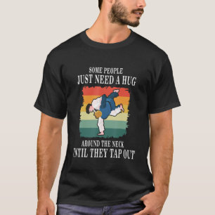 Vintag Judo, das einige Leute einfach umarmen müss T-Shirt