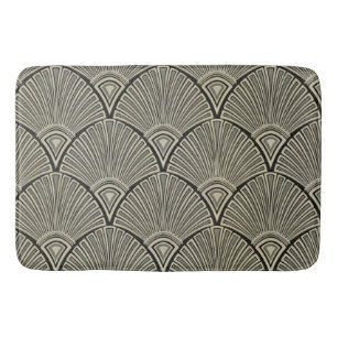 Vintag,Jugendstil,beige,grau,art Deko, französisch Badematte