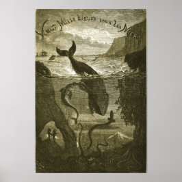 Vintag Jules Verne 20.000 Ligen... Poster