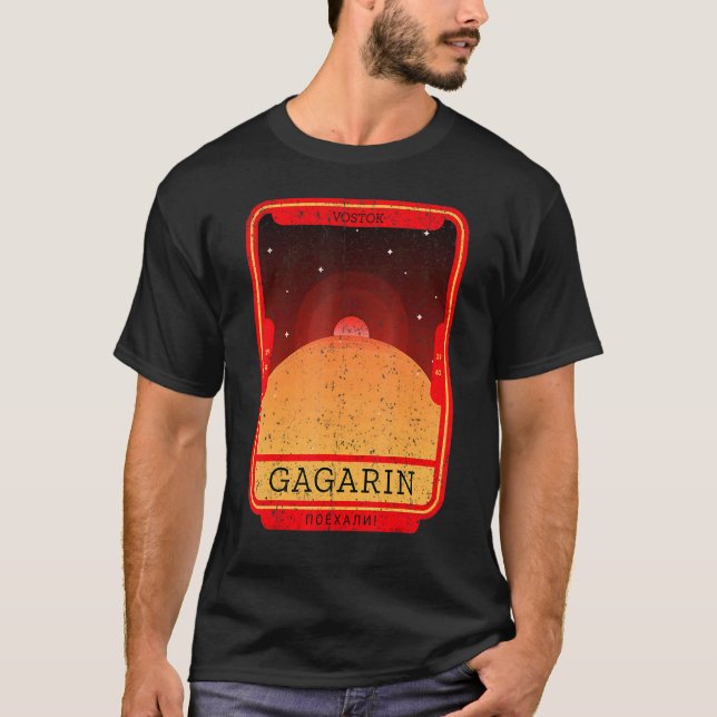 Vintag Juri Gagarin 1961 T-Shirt (Vorderseite)
