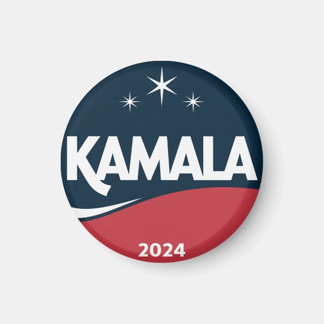 Vintag Kamala Harris 2024 für die Präsidentschafts Magnet (Vorne)