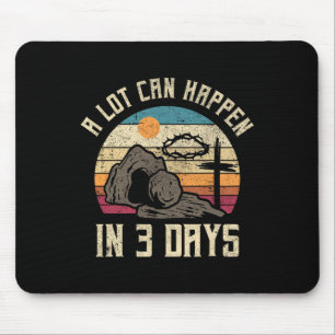 Vintag kann in 3 Tagen Christlicher Eile viel pass Mousepad