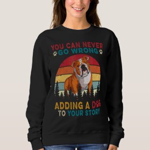 Vintag kann man nie falsch gehen, wenn man Stories Sweatshirt