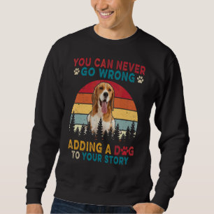 Vintag kann man nie falsch gehen, wenn man Stories Sweatshirt