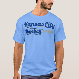 Vintag Kansas City Baseball Est 1969 Baseball Lov T-Shirt