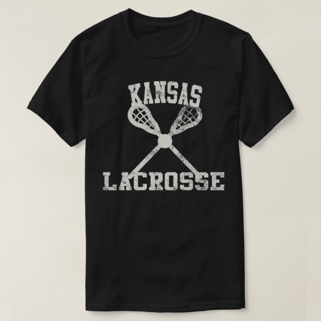 Vintag Kansas Lacrosse T-Shirt (Design vorne)