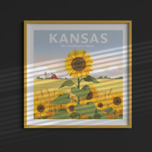 Vintag Kansas Poster