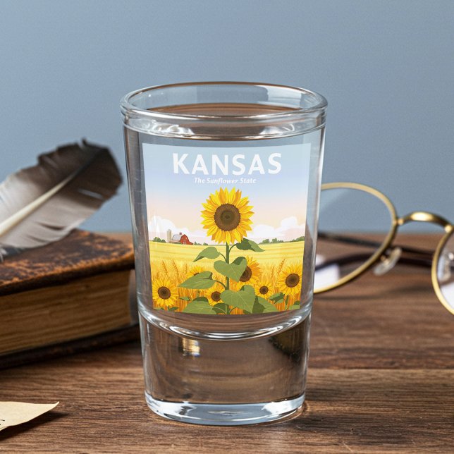 Vintag Kansas Schnapsglas (Von Creator hochgeladen)