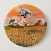 "Vintag Kansas Wheat field Travel Poster" "kansas